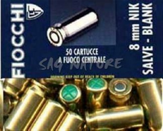 0501022 - CARTUCCE 8 MM A SALVE - FIOCCHI - CONF. 50 PZ - PREZZO SINGOLO COLPO