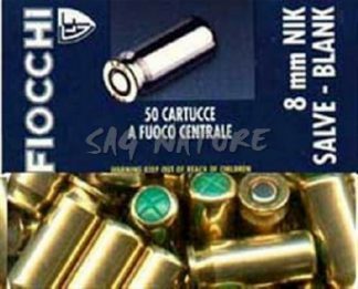 0501022 - CARTUCCE 8 MM A SALVE - CF. 50 PZ - FIOCCHI