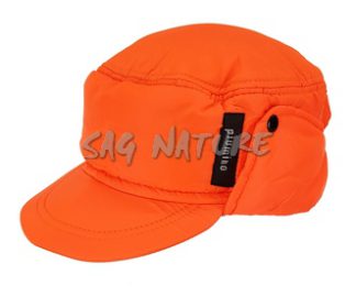 0103009 - CAPPELLO PIUMINO CON VISIERA IN COLORE ARANCIO 100% NYLON IMPERMEABILE - CF 6 PZ