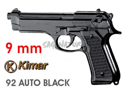 0501070 - PISTOLA A SALVE MODELLO 92 CAL. 9 NERA - KIMAR