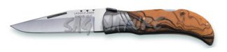 1201289 - COLTELLO CON MANICO OLIVO LAMA 9,5 CM PESO 135 GR - JOKER NO10