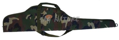 1705024 - FODERO PER CARABINA CON OTTICA IMBOTTITO COL. MIMETICO COMPLETO DI TRACOLLA CM 117X25 - SAG NATURE