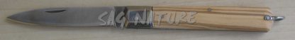 2501003 - COLTELLO SFILATO MANICO OLIVO TESTA INOX 414- CM 19