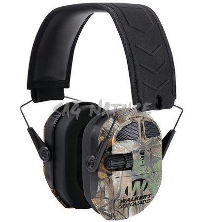 4201055 - CUFFIA PROFESSIONALE ELETTRONICA CON QUATTRO SISTEMI MICROFONI DIREZIONALI HI GAIN OMNI - MOSSY OAK - GWP-XPMQMO - WALKER'S
