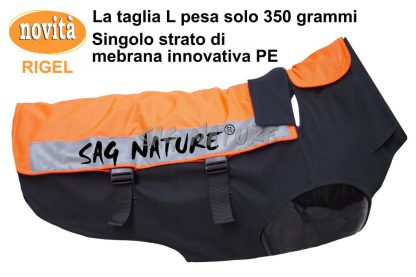 4602001 - GIUBBOTTO ANTIZANNA RIGEL ULTRALIGHT CON 1 STRATO DI MEMBRANA PE - DALLA TG S ALLA TAGLIA XXL - LEGGERO - ROBUSTO - TRASPIRANTE - SAG NATURE