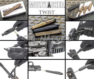 6501003 - MULTITASKER TWIST BLACK - ATTREZZO TASCABILE PER LA MANUTENZIONE E SMONTAGGIO DI UN ARMA