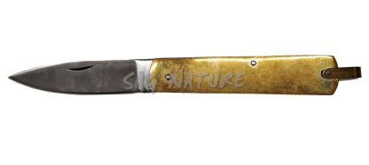 9902005 - COLTELLO GADGET PER ASSOCIAZIONI CON MANICO OTTONE COMPLETO DI LOGO A LASER SU LAMA -  CM  17 - LAMA CM 7,5 - PESO 75 GRAMMI - MINIMO 100 PEZZI - PREZZO IN BASE ALLE QUANTITA', SE DESIDERI QUOTAZIONE invia WhatsApp al +39 3286953793
<a href="https://api.whatsapp.com/send?phone=393286953793"><strong>WhatsApp3286953793Da cellulare</strong></a>