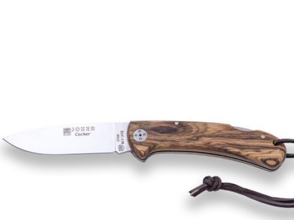 1201346 - COLTELLO DA CACCIA COCKER CON MANICO IN ACERO LAMA 9 CM PESO 110 GR - JOKER NB134