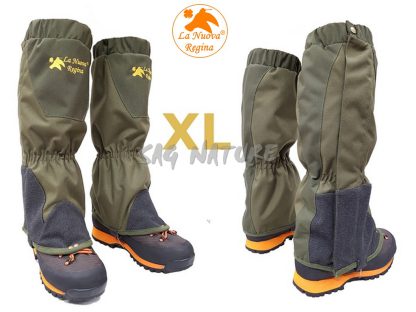 2901069 - GHETTE SUPREME IN KEVLAR E CORDURA - TG XL - COLORE VERDE DOPPIA TONALITA'  LA NUOVA REGINA - SAG NATURE