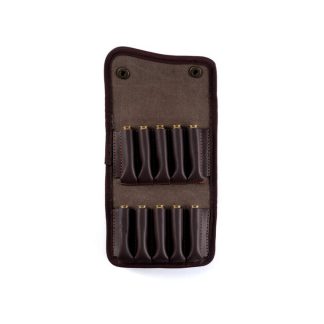 1706027 - PORTA CARTUCCE IN PELLE E CANVAS PER CARABINA CON 10 CELLE  - ART. CA30