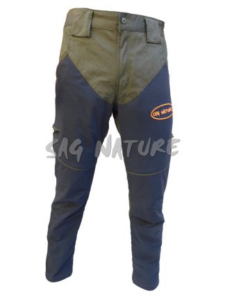 0101004 - PANTALONE CASTORE IN COTONE ELASTICIZZATO E KEVLAR - DALLA 42 ALLA 64 - SAG NATURE