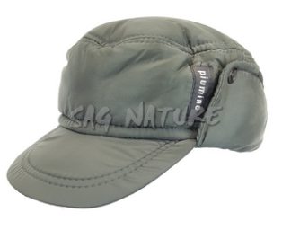 0103052 - CAPPELLO PIUMINO CON VISIERA IN COLORE VERDE 100% NYLON IMPERMEABILE - CF 6 PZ - CAPLOW