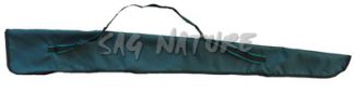 0301046 - FODERO PER FUCILE IN STOFFA COLORE VERDE 1/2 ZIP COMPLETO TRACOLLA - CF 12 PEZZI - SAG NATURE