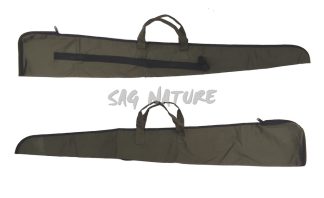 0301060 - FODERO PER FUCILE IN STOFFA 1/2 ZIP COMPLETO DI TRACOLLA E MANICO - 130 CM - CF 12 PEZZI - SAG NATURE