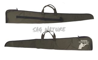0301061 - FODERO PER FUCILE IN STOFFA 1/2 ZIP COMPLETO DI TRACOLLA, MANICO E STAMPA MONOCROMATICA - 130 CM - CF 120 PEZZI - SAG NATURE