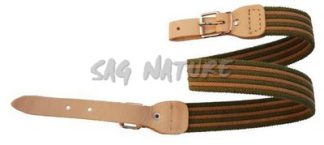 0303035 - BRETELLA ELASTICA NON REGOLABILE A STRISCE BEIGE E VERDE - LARGHEZZA 30 MM - CF 12 PZ - SAG NATURE