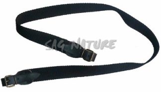 0303041 - BRETELLA IN NYLON ECONOMICO DI COLORE NERO LARGHEZZA 30 MM - CF 12 PZ - SAG NATURE