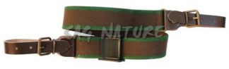 0303044 - BRETELLA PER FUCILE IN ELASTICO BORDO SCURO C/REGOLAZIONE CLIP PLASTICA - CF 6 PZ - SAG NATURE