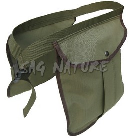 0304031 - DOPPIA TASCA IN CORDURA COMPLETA DI CINTURA NYLON - SAG NATURE