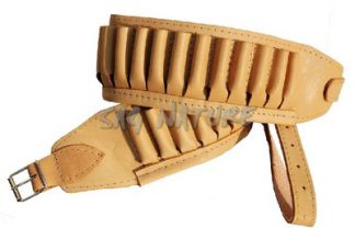 0305038 - CARTUCCIERA IN PELLE VACCHETTA LIGHT - 30 CELLE - TUTTI I CALIBRI - SAG NATURE