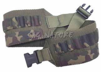 0305062 - CARTUCCIERA IN NYLON CON CELLE ELASTICHE MIMETICHE CON ATTACCO RAPIDO - PER CARABINA - PESO 160 GRAMMI - TUTTI I CALIBRI - SAG NATURE