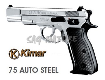 0501056 - PISTOLA A SALVE MODELLO 75 CAL. 8 SILVER - KIMAR