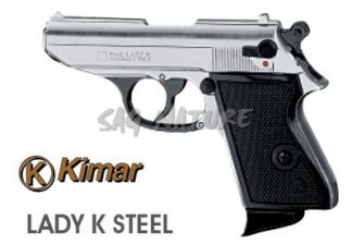 0501069 - PISTOLA A SALVE MODELLO LADY K CAL. 8 SILVER - KIMAR