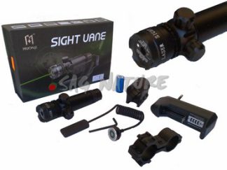 0801036 - LASER SCOPE LJM ROSSO CON ATTACCO CANNA FUCILE, ATTACCO PER SLITTA E CONTROLLO REMOTO  - LOWCOSTLAS