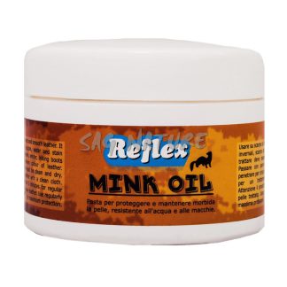 0802010 - MINK OLI 200 ML - PASTA PER PROTEGGERE E MANTENERE MORBIDA LA PELLE, RESISTENTE ALL'ACQUA ED ALLE MACCHIE