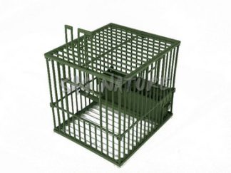 0803037 - GABBIA MINI ALLODOLA BASSA CON TELA 23X17X21H