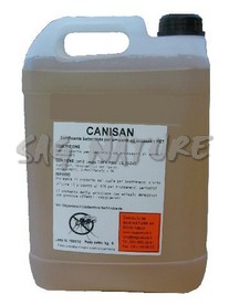 0803057 - CANISAN CONCENTRATO SANIFICANTE BATTERICIDA PER GLI AMBIENTI  E GLI ACCESSORI NEL SETTORE PET - CF 5 KG