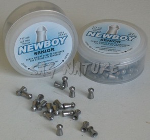 0806031 - PALLINO ARIA COMPRESSA 4.5 MM - 1.02 GR - TESTA TONDA - NEWBOY SENIOR (S.DOME) - 150 PZ - SKENCO