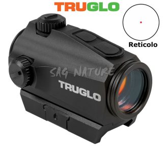 0806053 - PUNTATORE OLEOGRAFICO/RED DOT RED BOX IGNITE™ TACTICAL DOT SIGHT - 22MM - 2-MOA - ATTACCO PICATINNY - TG8322BN - TRUGLO