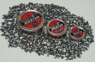 0806181 - PALLINO ARIA COMPRESSA 4,5 MM - 0,57 GR - TESTA PIATTA - DIABOLO MASTER - 200 PZ - KOVOHUTE