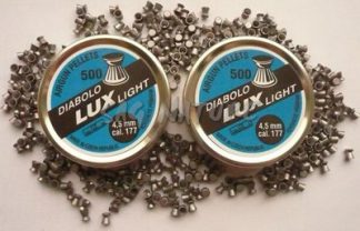 0806185 - PALLINO ARIA COMPRESSA 4,5 MM - 0,52 GR - TESTA PIATTA - DIABOLO LUX LIGHT - 500 PZ - KOVOHUTE