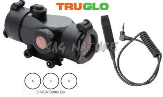 0806197 - PUNTATORE OLEOGRAFICO/RED DOT TRITON 30MM RETICOLO 5 MOA TRE COLORAZIONI - CONTROLLO REMOTO - BASE WEAVER PICATINNY - TG8230B - TRUGLO