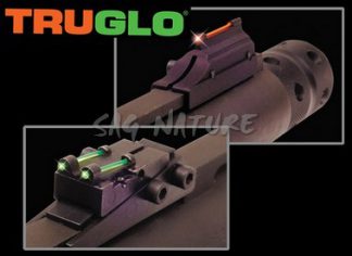 0806242 - SET MIRINO E TACCA DI MIRA VERDE E MIRINO ROSSO IN ACCIAIO REGOLAB. - MAGNUM GOBBLE DOT PRO 3/8" - TG944B - TRUGLO