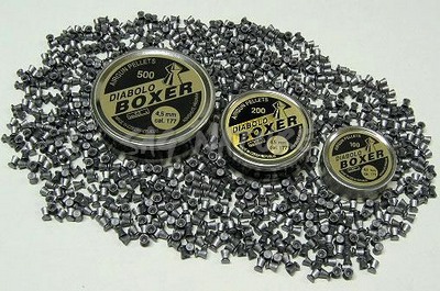 0806253 - PALLINO 4,50 MM DIABOLO BOXER - 500 PCS PER BOX - 0,69 GRAMMI - KOVOHUTE