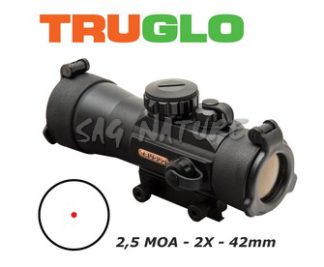 0806269 - PUNTATORE OLOGRAFICO/RED DOT 2X42MM - RETICOLO 2,5MOA - TG8030B2 - TRUGLO