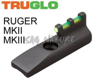 0806272 - MIRINO FRONTALE VERDE PER PISTOLA RUGER - MKII - MKIII - MKIV - 22/45 - BROWNING BUCK MARK - TG965G - TRUGLO