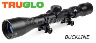 0806324 - OTTICA BUCKLINE BDC CON RETICOLO DUPLEX 3-9X32 COMPLETA DI ATTACCHI WEAVER - TG85393XB - TRUGLO