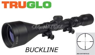 0806326 - OTTICA BUCKLINE BDC CON RETICOLO DUPLEX 3-9X50 COMPLETA DI ATTACCHI WEAVER - TG85395XB - TRUGLO