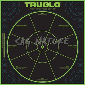 0806338 - BERSAGLIO DIAGNOSTICO TRU-SEE PER PISTOLE - CON 6 FOGLI PER CONFEZIONE - TG15A6 - TRUGLO