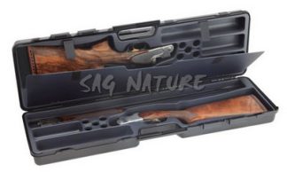 0901058 - 1610T-2F VALIGIA PER DUE SOVRAPPOSTI CANNE FINO A 80 CM CON INTERNO TERMOFORMATO E SPUGNA LISCIA NEL COPERCHIO - CM 81X23X9 - NEGRINI