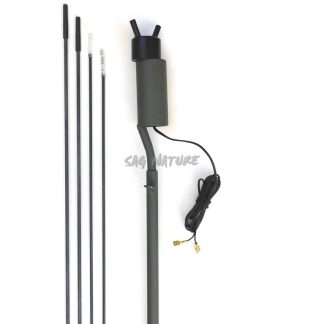 1004018 - GIOSTRA A BASSO CONSUMO CON 2 BRACCIA C/MOTORE POTENTE + 2 ASTE LUNGH. 1,80 MT DA 5 MM + PALO TELESC. ACCIAIO 1,90 MT - STAMPI ESCLUSI - IDEALE PER COLOMBACCIO E ANATRE - BORSA 1004029 NON IN DOTAZIONE