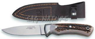 1201022 - COLTELLO CON MANICO CERVO LAMA 9,5 CM IN ACCIAIO 440 PESO 158 GR - COMPLETO DI FODERO - JOKER CC16