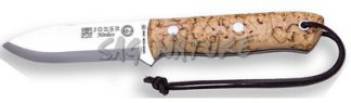 1201040 - COLTELLO BUSHCRAFT PER SOPRAVVIVENZA BS9 NORDIC ACCIAIO SANDVIK 14C28N MANICO BETULLA RICCIA LAMA 10 CM PESO 160 GR - JOKER CL115