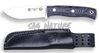 1201070 - COLTELLO BUSHCRAFT E SURVIVAL BS9 LYNX ACCIAIO MOVA 1.4116 MANICO MICARTA LAMA 10,5 CM PESO 190 GR - COMPLETO DI FODERO- JOKER CM111