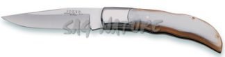 1201202 - COLTELLO CON MANICO IN CORNO DI TORO LAMA 9 CM PESO 115 GR - JOKER NA08