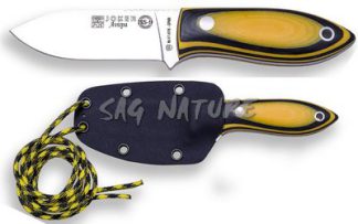 1201219 - COLTELLO BUSHCRAFT BS9 AVISPA ACCIAIO MOVA 1.4116 MANICO MICARTA LAMA 8 CM PESO 100 GR - COMPLETO DI FODERO RIGIDO KYDEX - JOKER CM117